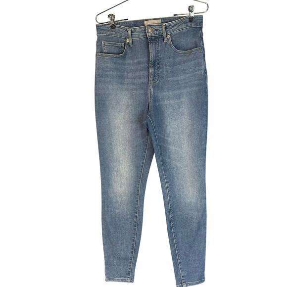 Everlane The Curvy Way-high Skinny Jean Faded Blue 30R - Picture 5 of 10